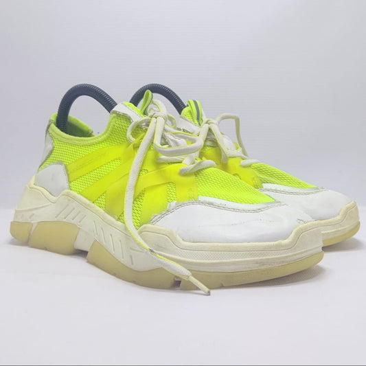 S. Oliver Neon Green with Chunky Sole Shoes