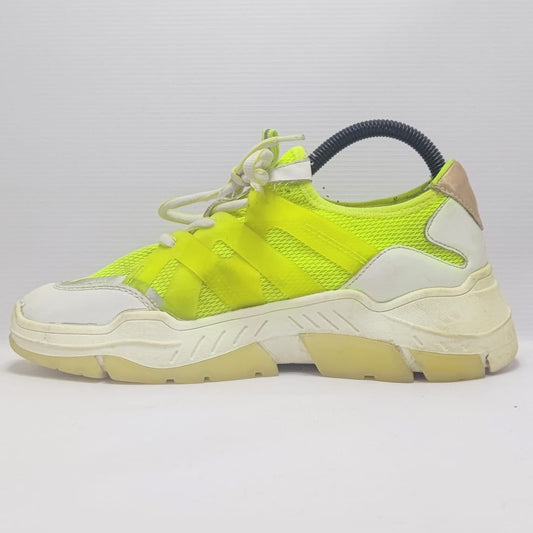 S. Oliver Neon Green with Chunky Sole Shoes