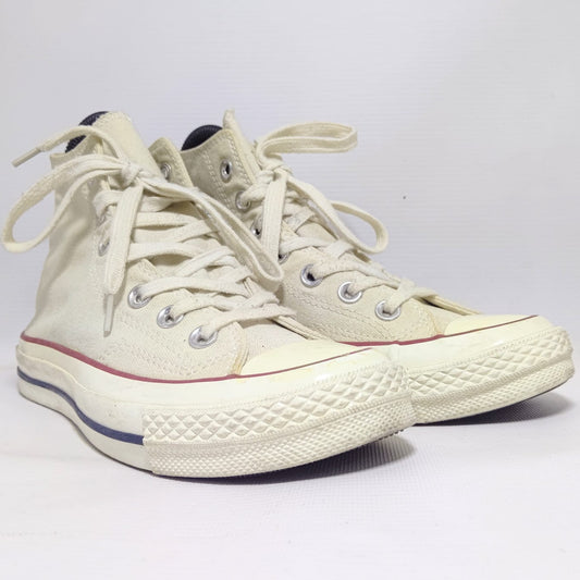 All Star Converse White Fabric High Top Sneakers For Boy's and Girl's