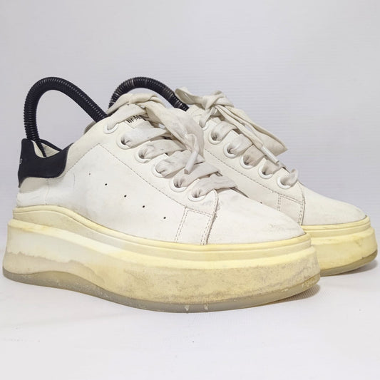 Ailusumr MCQuals white Leather Sneaker For Boys and Girls