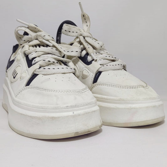 NIU White Leather Sneaker For Boys and Girls