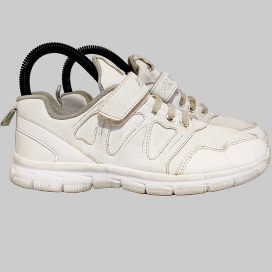 Abc White Leather Casual Shoes for Kids