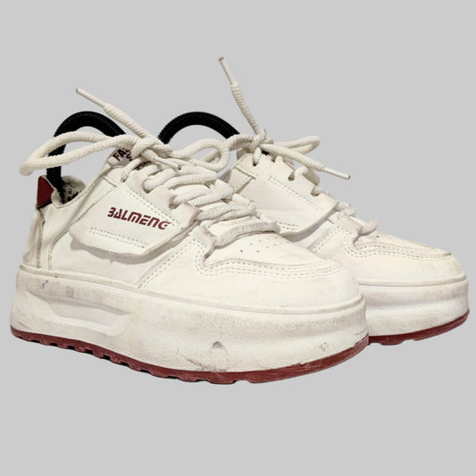 White Casual Kids Shoes