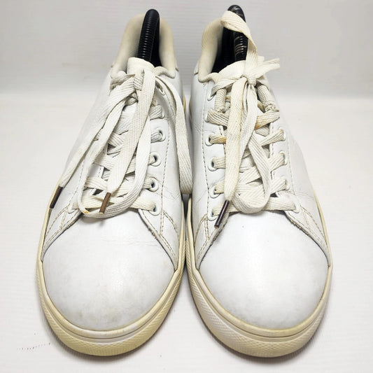 2Star Walk Star white leather low-top sneakers