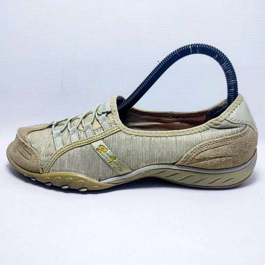 Skechers Breathe Easy Pretty Lady slip-on sneaker in taupe