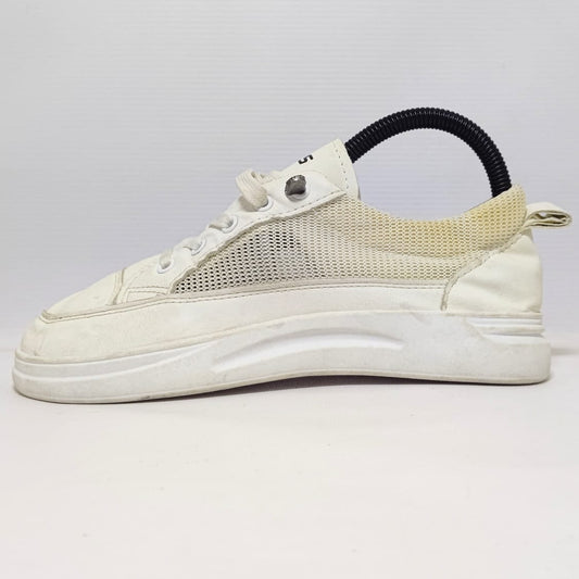 White casual sneakers