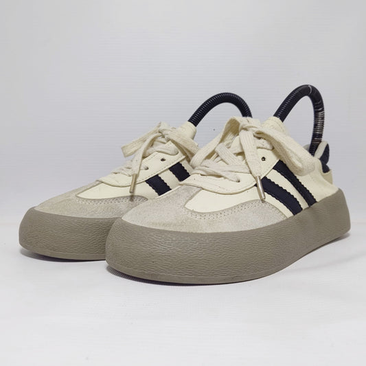 Sem/R OffWhite Leather Sneakers with High Sole