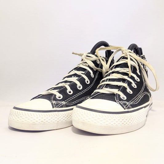 Black Hi Top Zipper Sneakers