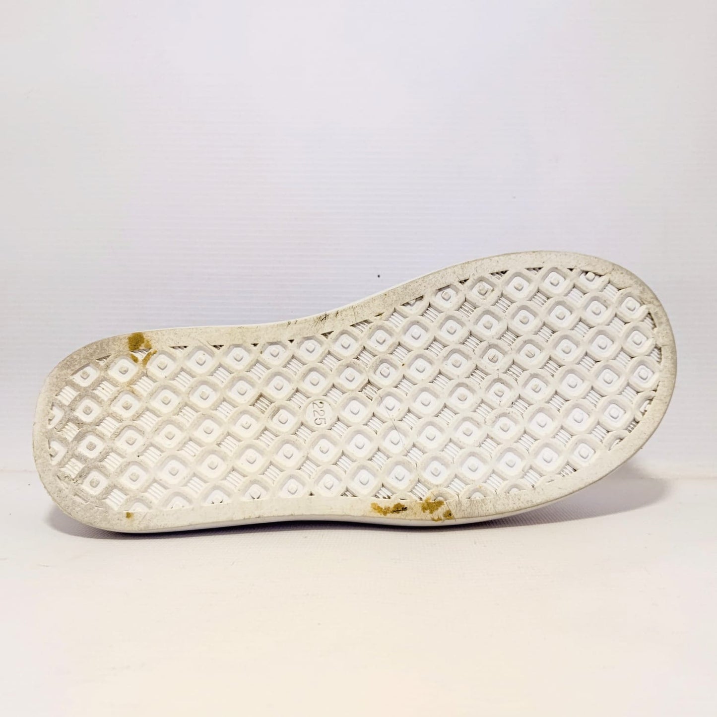 Women White Leather Lofers