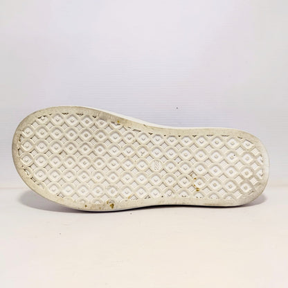 Women White Leather Lofers