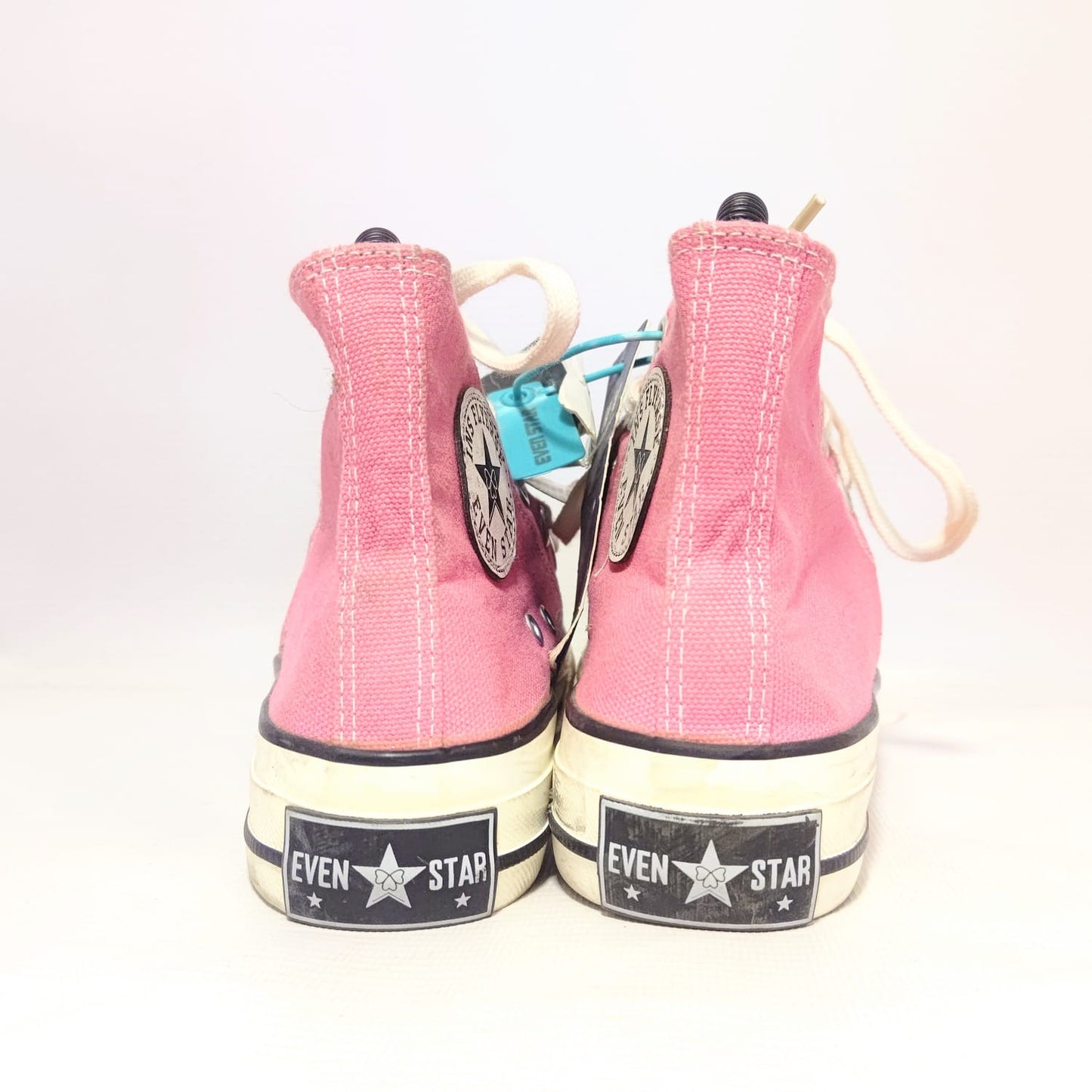 Even Star High Top Pink Canvas Shoes for Girls and Womens