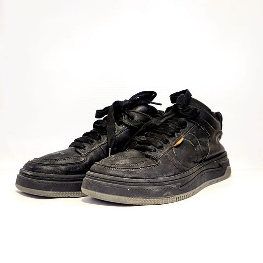 Black Leather Casual Shoes