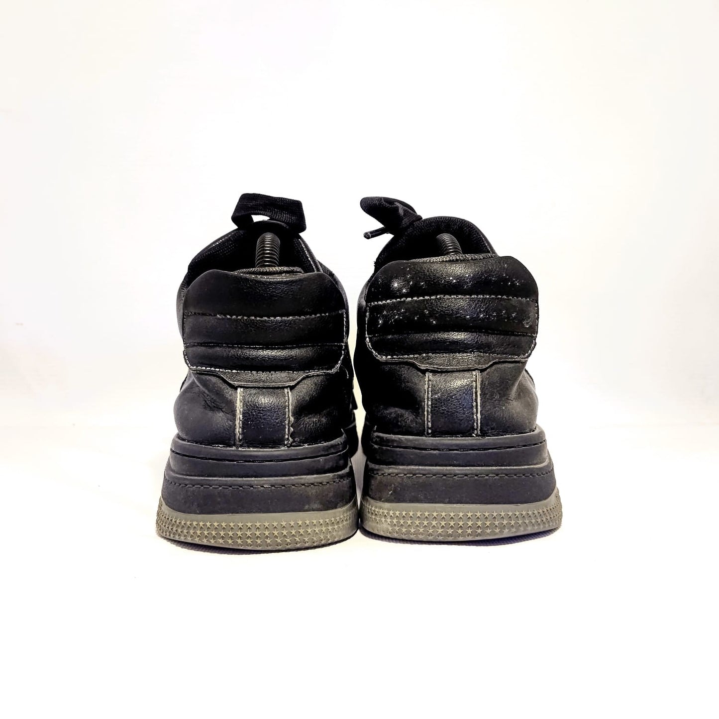 Black Leather Casual Shoes