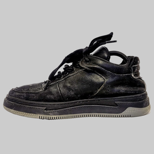 Black Leather Casual Shoes