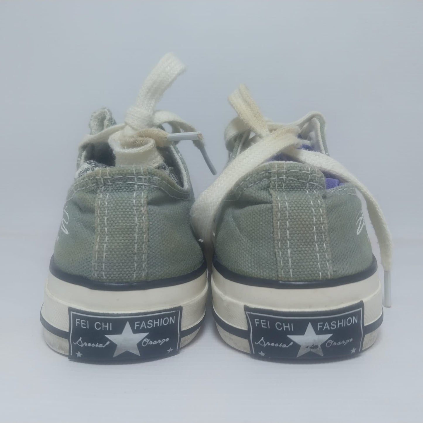 FEI CHI Sneaker with Fabric Top and Rubber Sole for Womens