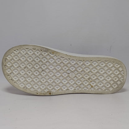 White Leather Loafers for Women's