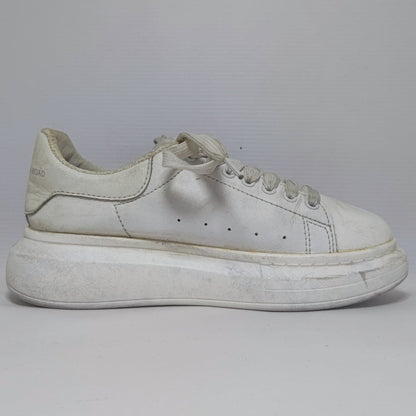 Dragonfly Zeal Heart On Road Withe Leather Shoes for Girls and Womens