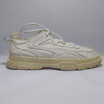 Genius White Leather Shoes