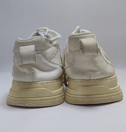 Genius White Leather Shoes