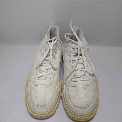 Genius White Leather Shoes