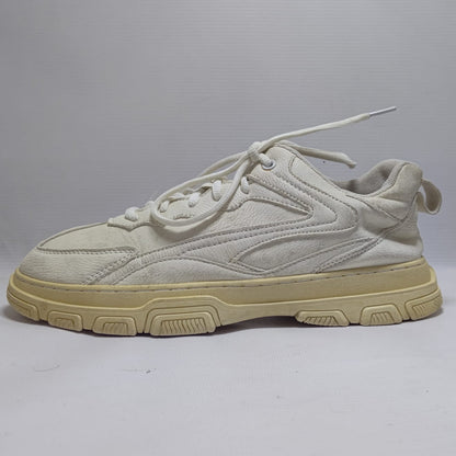 Genius White Leather Shoes