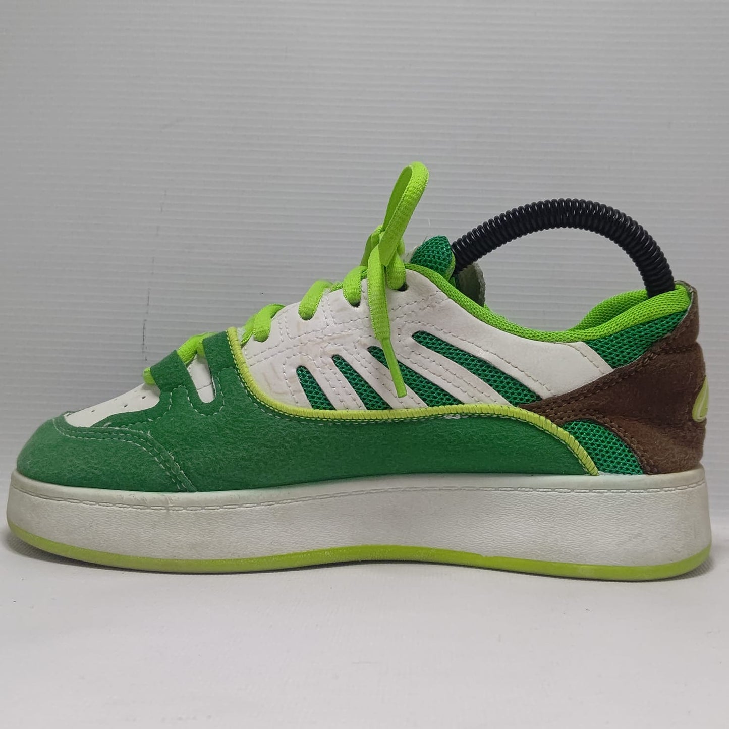 Sports Drag Leather Sneakers