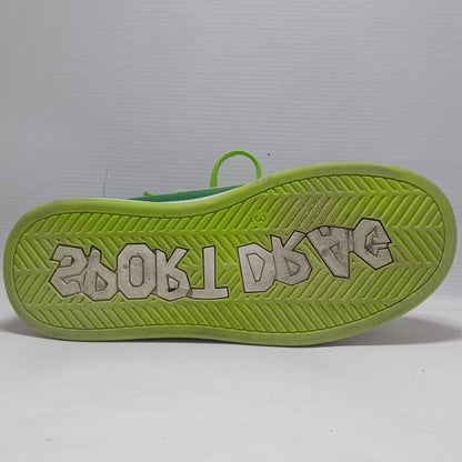 Sports Drag Leather Sneakers