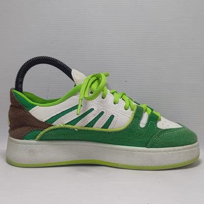 Sports Drag Leather Sneakers