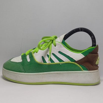 Sports Drag Leather Sneakers