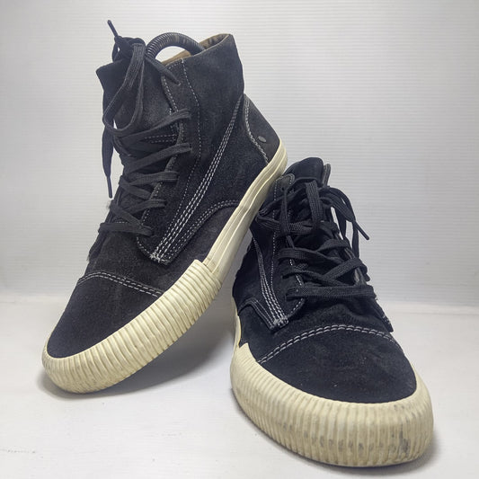 Fairwhalf Black sneakers Upper Jeans Fabric With Rubber Sole