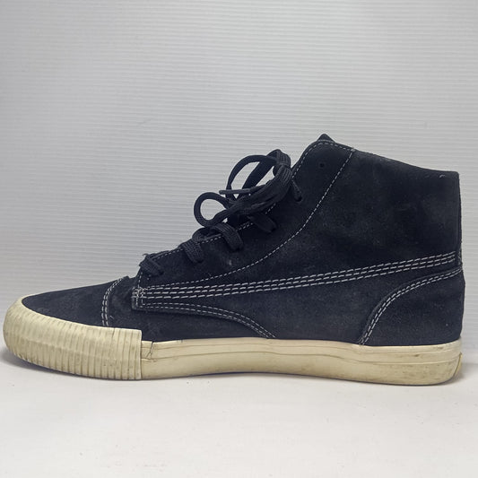 Fairwhalf Black sneakers Upper Jeans Fabric With Rubber Sole