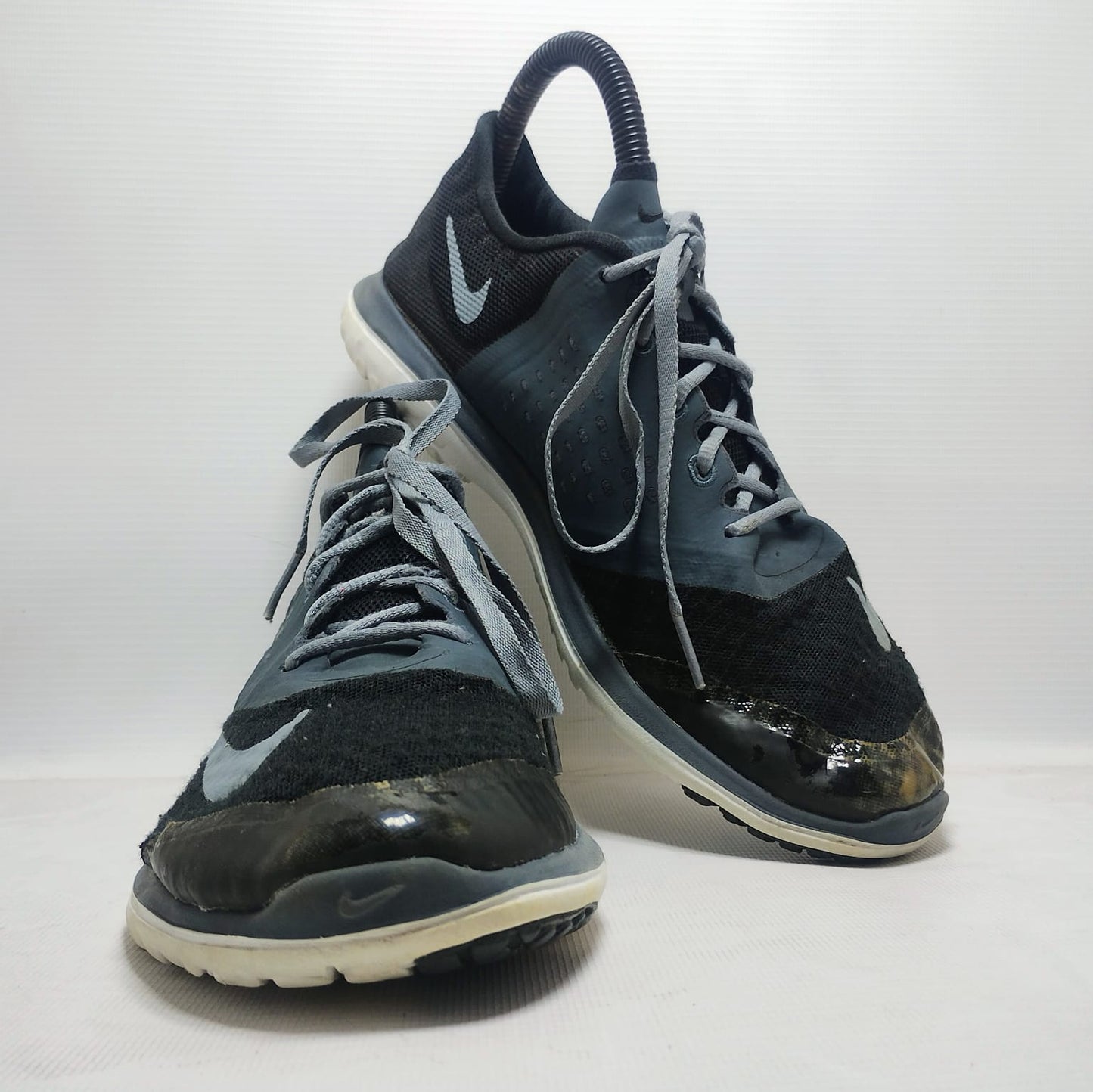 Nike Black And Gray Running Shoes