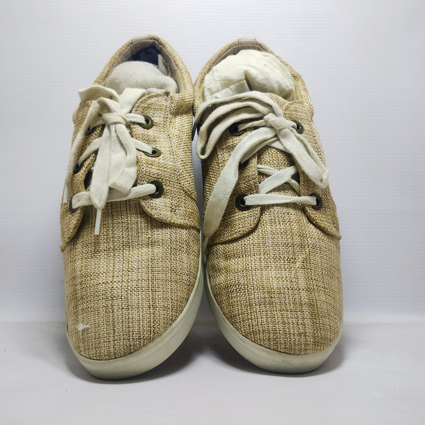 Drew Barefoot Freedom Ruby Sneakers in Natural Fabric