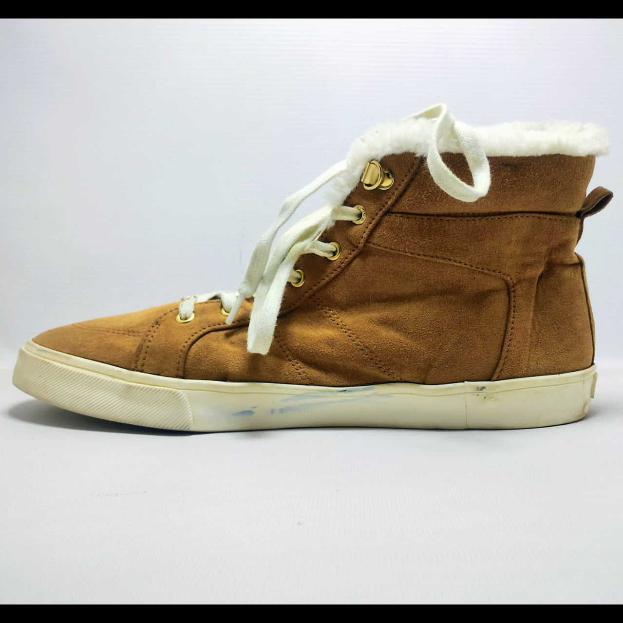 Old Navy Sueded Faux-Fur-Lined High-Top Sneakers