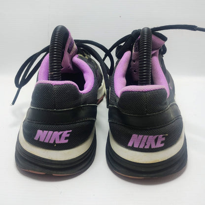 Nike Dual Fusion TR training shoe in a black and purple colorway.