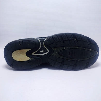 Avia men's athletic or walking shoe in black with yellow accents