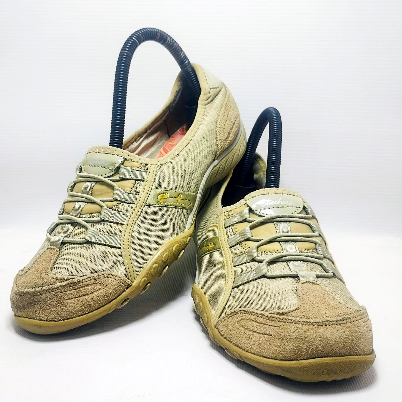 Skechers Breathe Easy Pretty Lady slip-on sneaker in taupe