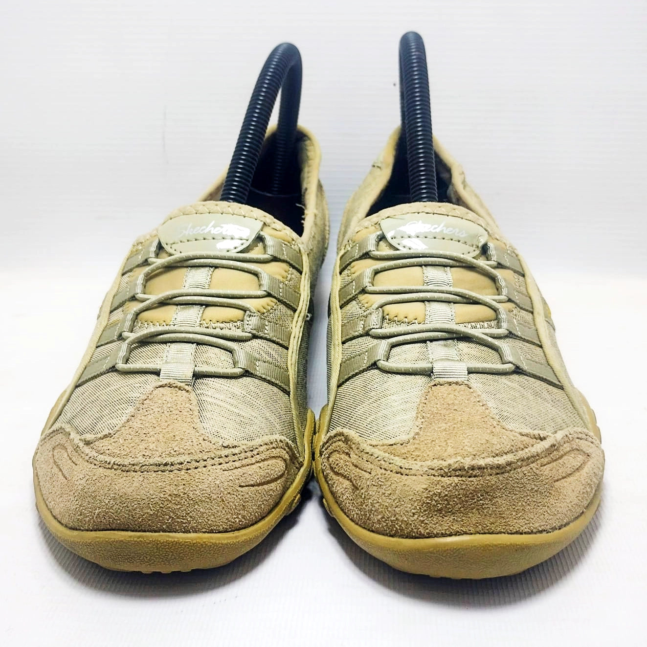 Skechers Breathe Easy Pretty Lady slip-on sneaker in taupe