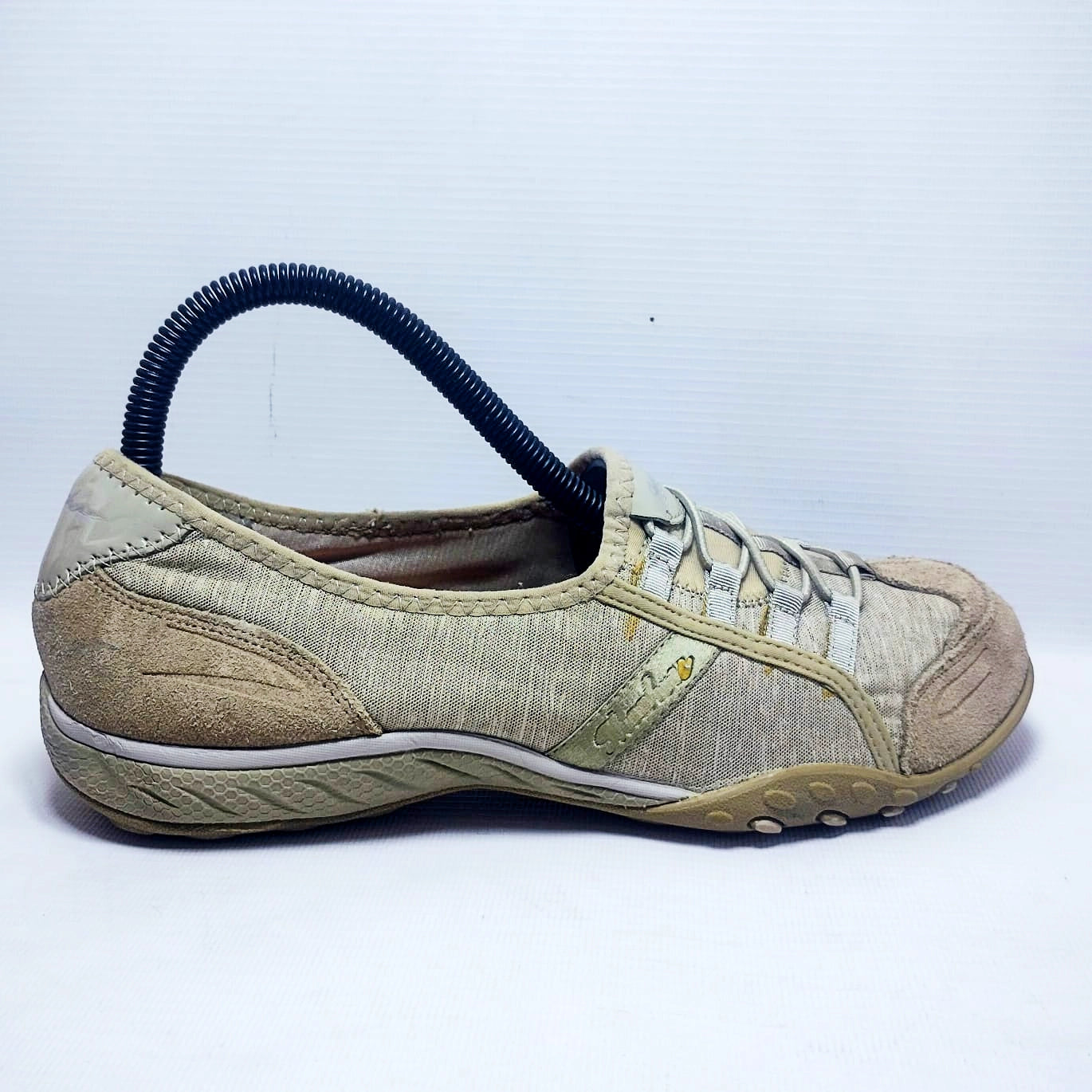 Skechers Breathe Easy Pretty Lady slip-on sneaker in taupe