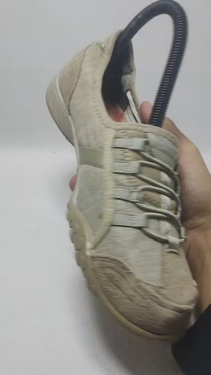 Skechers Breathe Easy Pretty Lady slip-on sneaker in taupe