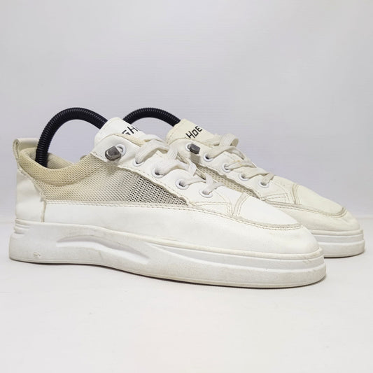 White casual sneakers