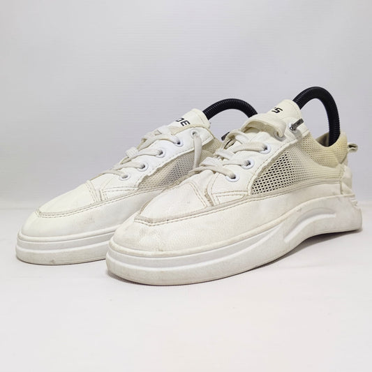 White casual sneakers